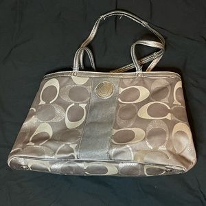 Coach signature handbag